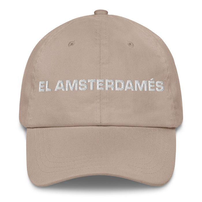 El Amsterdamés The Amsterdam Resident Mexican Spanish Pride Gift Regalo Dad Hat - Mexicada