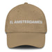 El Amsterdamés The Amsterdam Resident Mexican Spanish Pride Gift Regalo Dad Hat Mexicada Khaki