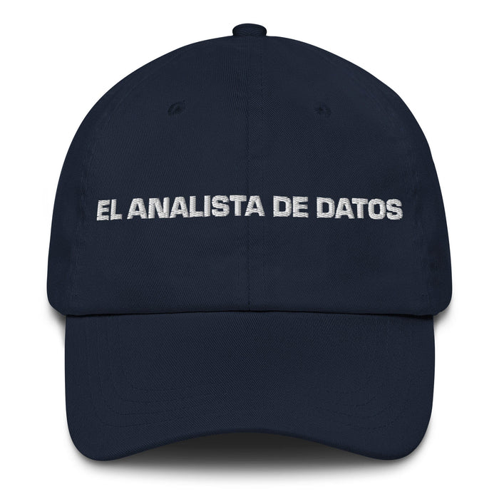 El Analista De Datos The Data Analyst Mexican Spanish Pride Gift Regalo Dad Hat Mexicada Navy