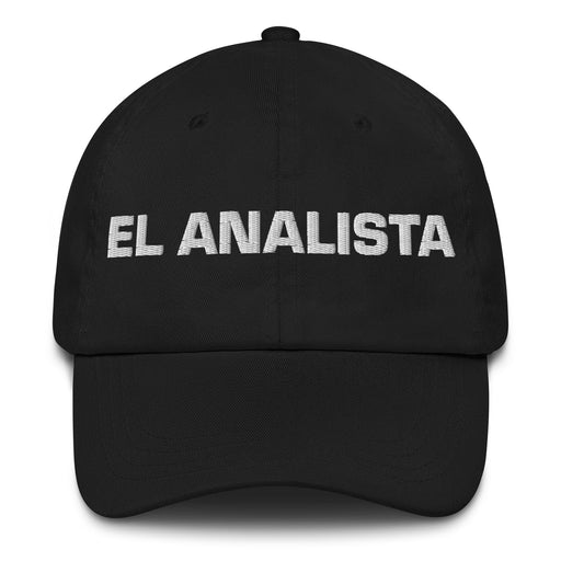 El Analista The Analyst Mexican Spanish Pride Gift Regalo Dad Hat Mexicada Black