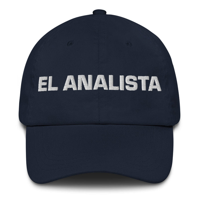 El Analista The Analyst Mexican Spanish Pride Gift Regalo Dad Hat Mexicada Navy