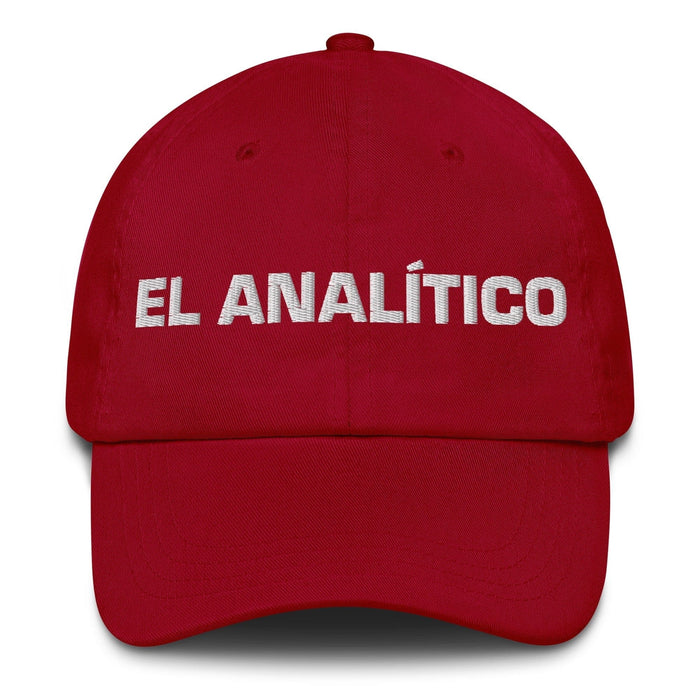 El Analítico The Analytic Mexican Spanish Pride Gift Regalo Dad Hat Mexicada Cranberry