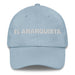 El Anarquista The Anarchist Mexican Spanish Pride Gift Regalo Dad Hat Mexicada Light Blue