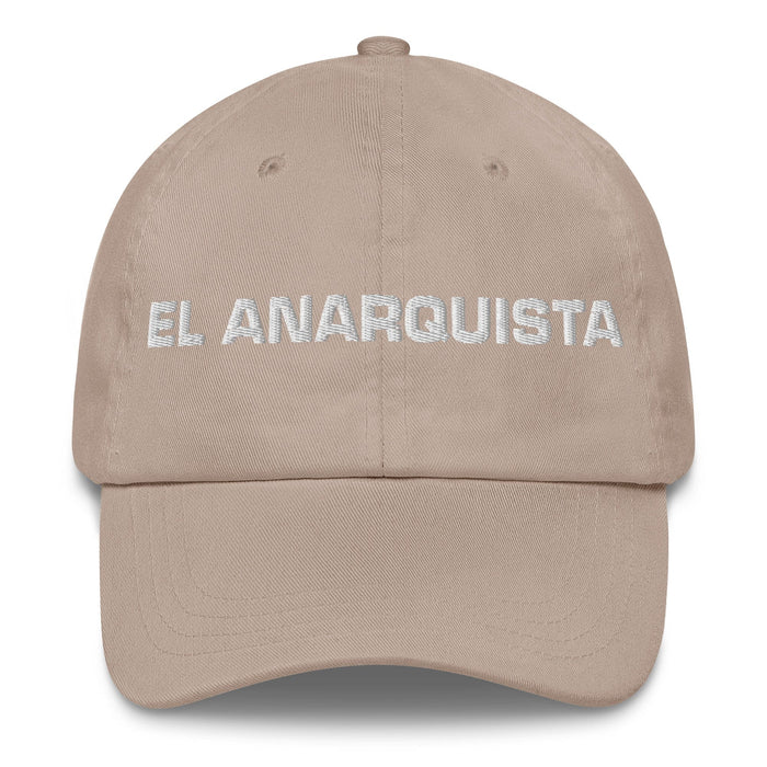 El Anarquista The Anarchist Mexican Spanish Pride Gift Regalo Dad Hat Mexicada Stone