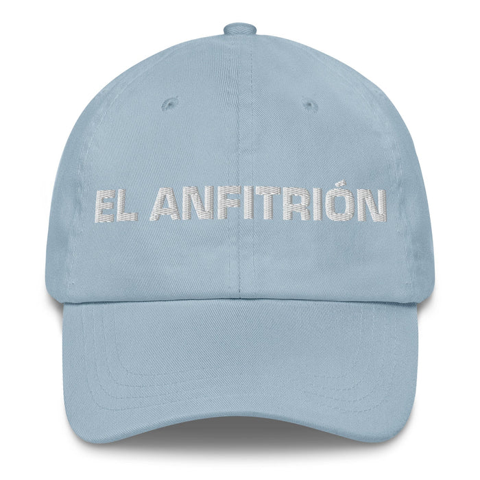 El Anfitrión The Host/Hostess Mexican Spanish Pride Gift Regalo Dad Hat Mexicada Light Blue