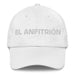 El Anfitrión The Host/Hostess Mexican Spanish Pride Gift Regalo Dad Hat Mexicada White