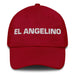 El Angelino The Los Angeles Resident Mexican Spanish Pride Gift Regalo Dad Hat Mexicada Cranberry