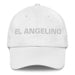 El Angelino The Los Angeles Resident Mexican Spanish Pride Gift Regalo Dad Hat Mexicada White