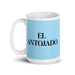 El Antojado The Craving One Funny Home Office Work Coffee Mug Mexican Spanish Pride Gift White Glossy Cup Sky Blue Card Mug Mexicada