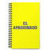 El Apasionado The Passionate One | Yellow Spiral Notebook, 140 Dotted Sheets | Funny Gift Idea Home Office Work | Mexican Spanish Pride Gift Mexicada