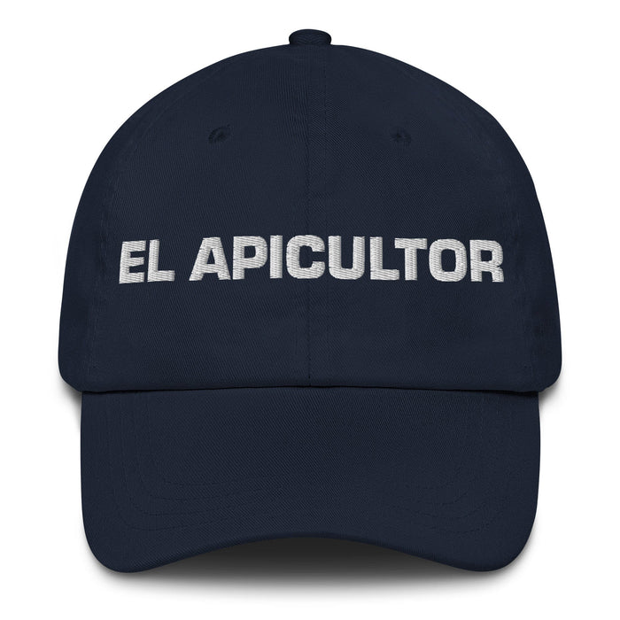 El Apicultor The Beekeeper Mexican Spanish Pride Gift Regalo Dad Hat Mexicada Navy