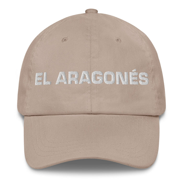 El Aragonés The Aragonese Mexican Spanish Pride Gift Regalo Dad Hat Mexicada Stone