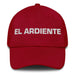 El Ardiente The Fiery One Mexican Spanish Pride Gift Regalo Dad Hat Mexicada Cranberry