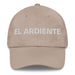 El Ardiente The Fiery One Mexican Spanish Pride Gift Regalo Dad Hat Mexicada Stone