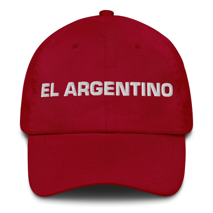 El Argentino The Argentine Mexican Spanish Pride Gift Regalo Dad Hat - Mexicada