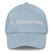 El Argentino The Argentine Mexican Spanish Pride Gift Regalo Dad Hat Mexicada Light Blue