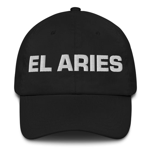 El Aries The Aries Mexican Spanish Pride Gift Regalo Dad Hat Mexicada Black