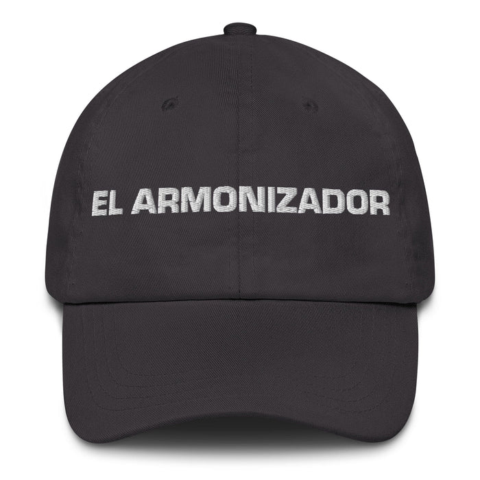 El Armonizador The Harmonizer Mexican Spanish Pride Gift Regalo Dad Hat Mexicada Dark Grey