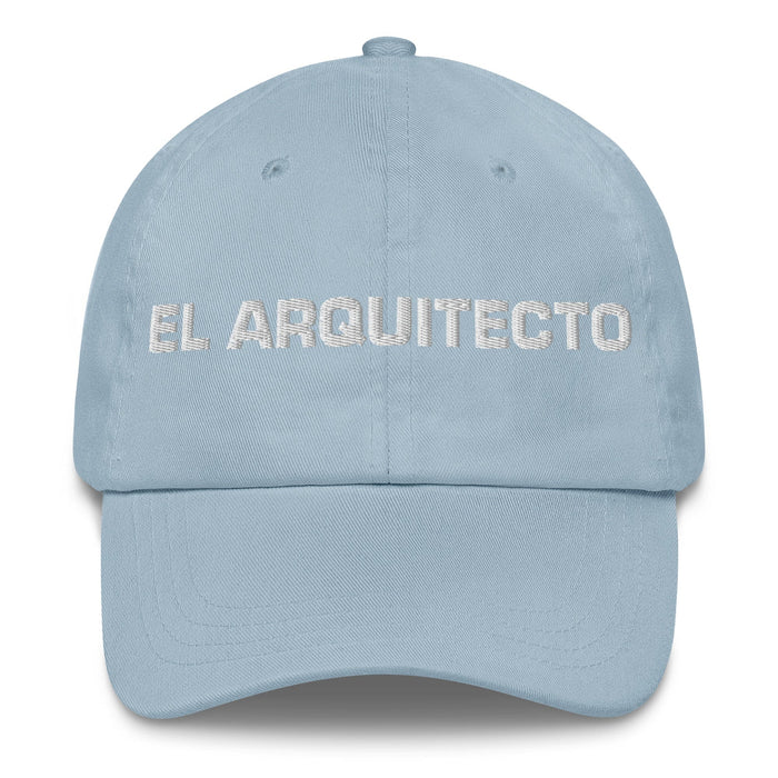 El Arquitecto The Architect Mexican Spanish Pride Gift Regalo Dad Hat Mexicada Light Blue