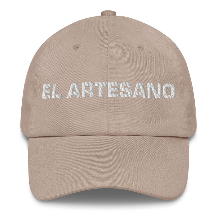 El Artesano The Artisan Mexican Spanish Pride Gift Regalo Dad Hat Mexicada Stone