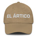 El Ártico The Arctic Mexican Spanish Pride Gift Regalo Dad Hat Mexicada Khaki