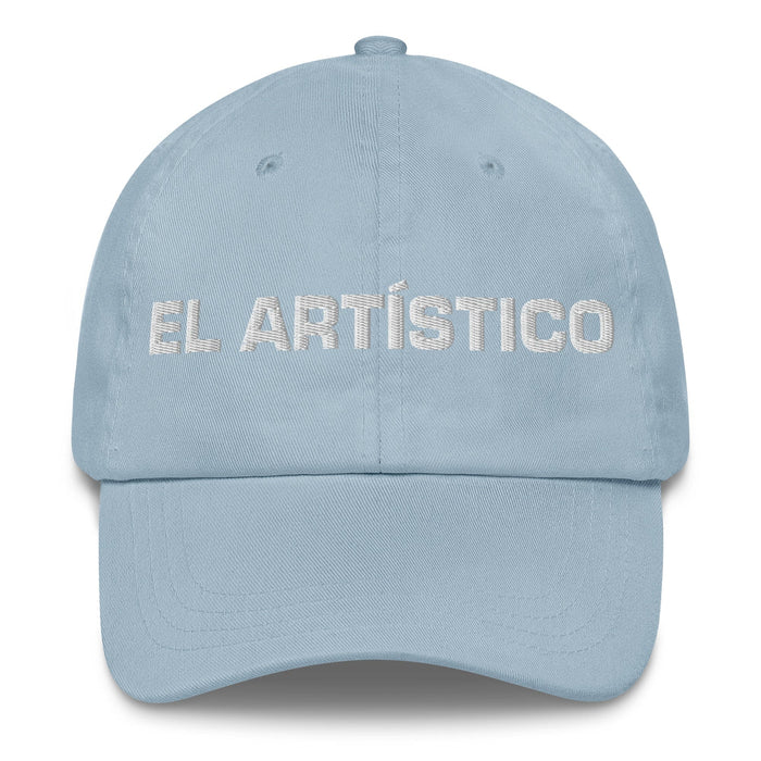 El Artístico The Artistic One Mexican Spanish Pride Gift Regalo Dad Hat Mexicada Light Blue