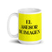 El Asesor De Imagen The Image Consultant Funny Home Office Work Coffee Mug Mexican Spanish Pride Gift White Glossy Cup Yellow Card Mug Mexicada