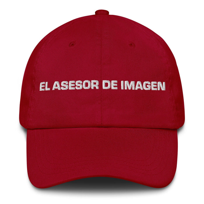 El Asesor De Imagen The Image Consultant Mexican Spanish Pride Gift Regalo Dad Hat Mexicada Cranberry