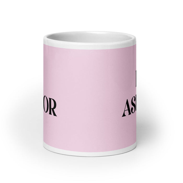 El Asesor The Advisor Funny Home Office Work Coffee Mug Mexican Spanish Pride Gift White Glossy Cup Light Pink Card Mug Mexicada