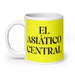 El Asiático Central The Central Asian Funny Home Office Work Coffee Mug Mexican Spanish Pride Gift White Glossy Cup Yellow Card Mug Mexicada