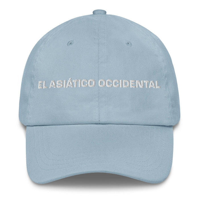 El Asiático Occidental The West Asian Mexican Spanish Pride Gift Regalo Dad Hat Mexicada Light Blue