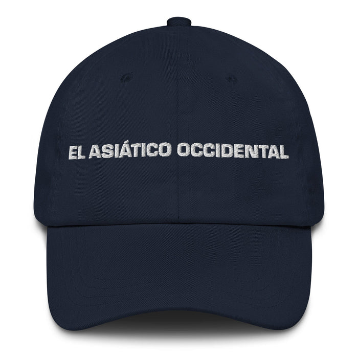 El Asiático Occidental The West Asian Mexican Spanish Pride Gift Regalo Dad Hat Mexicada Navy