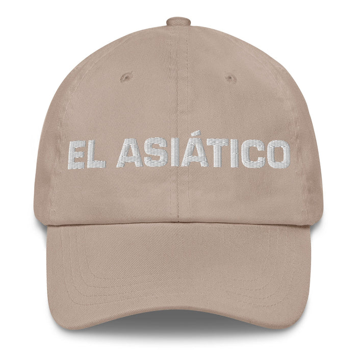 El Asiático The Asian Mexican Spanish Pride Gift Regalo Dad Hat Mexicada Stone