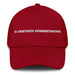 El Asistente Administrativo The Administrative Assistant Mexican Spanish Pride Gift Regalo Dad Hat Mexicada Cranberry