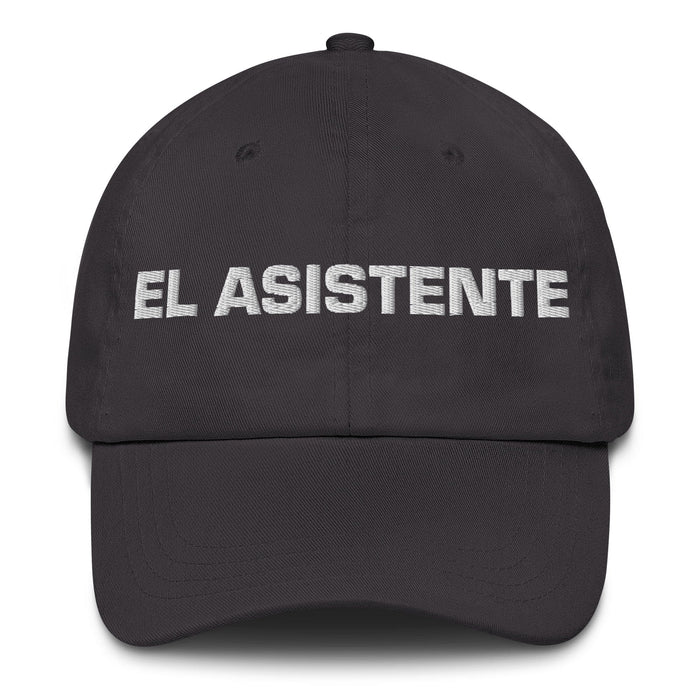 El Asistente The Assistant Mexican Spanish Pride Gift Regalo Dad Hat Mexicada Dark Grey