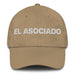 El Asociado The Associate Mexican Spanish Pride Gift Regalo Dad Hat Mexicada Khaki