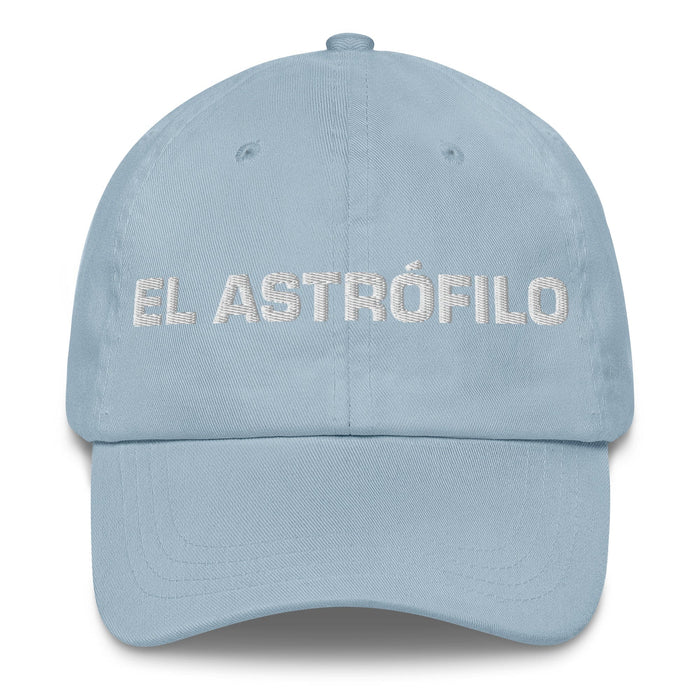 El Astrófilo The Stargazer Mexican Spanish Pride Gift Regalo Dad Hat Mexicada Light Blue