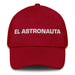 El Astronauta The Astronaut Mexican Spanish Pride Gift Regalo Dad Hat Mexicada Cranberry