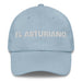 El Asturiano The Asturian Mexican Spanish Pride Gift Regalo Dad Hat Mexicada Light Blue