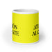 El Atención Al Cliente The Customer Service Funny Home Office Work Coffee Mug Mexican Spanish Pride Gift White Glossy Cup Yellow Card Mug Mexicada