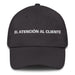 El Atención Al Cliente The Customer Service Mexican Spanish Pride Gift Regalo Dad Hat Mexicada Dark Grey