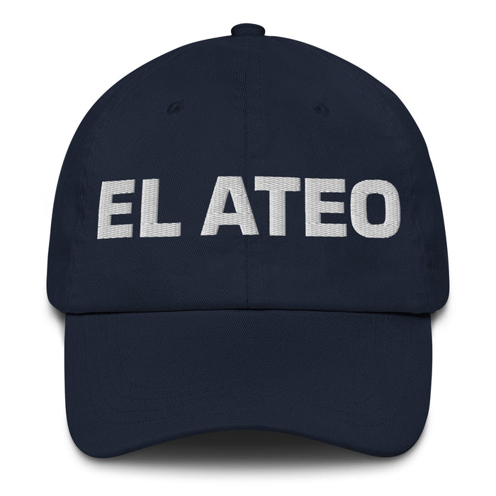 El Ateo The Atheist Mexican Spanish Pride Gift Regalo Dad Hat Mexicada Navy