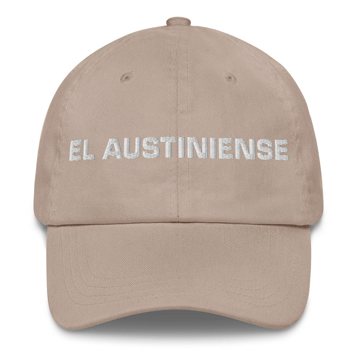 El Austiniense The Austin Resident Mexican Spanish Pride Gift Regalo Dad Hat Mexicada Stone