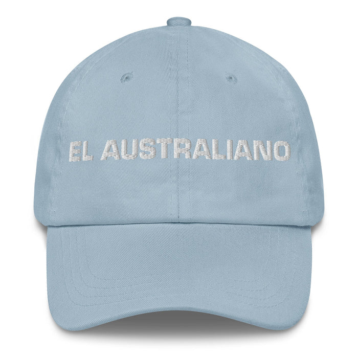 El Australiano The Australian Mexican Spanish Pride Gift Regalo Dad Hat Mexicada Light Blue