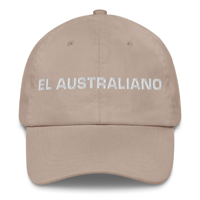 El Australiano The Australian Mexican Spanish Pride Gift Regalo Dad Hat Mexicada Stone