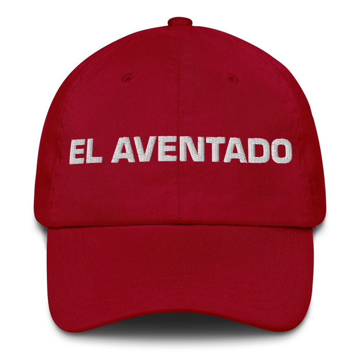 El Aventado The Bold One Mexican Spanish Pride Gift Regalo Dad Hat Mexicada Cranberry