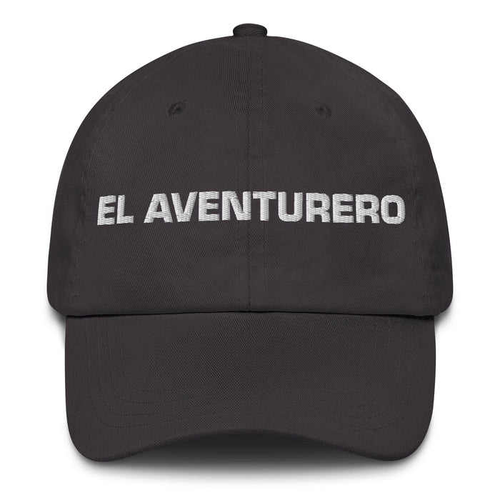 El Aventurero The Adventurer Mexican Spanish Pride Gift Regalo Dad Hat Mexicada Dark Grey