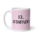 El Avispado The Sharp One Funny Home Office Work Coffee Mug Mexican Spanish Pride Gift White Glossy Cup Light Pink Card Mug Mexicada