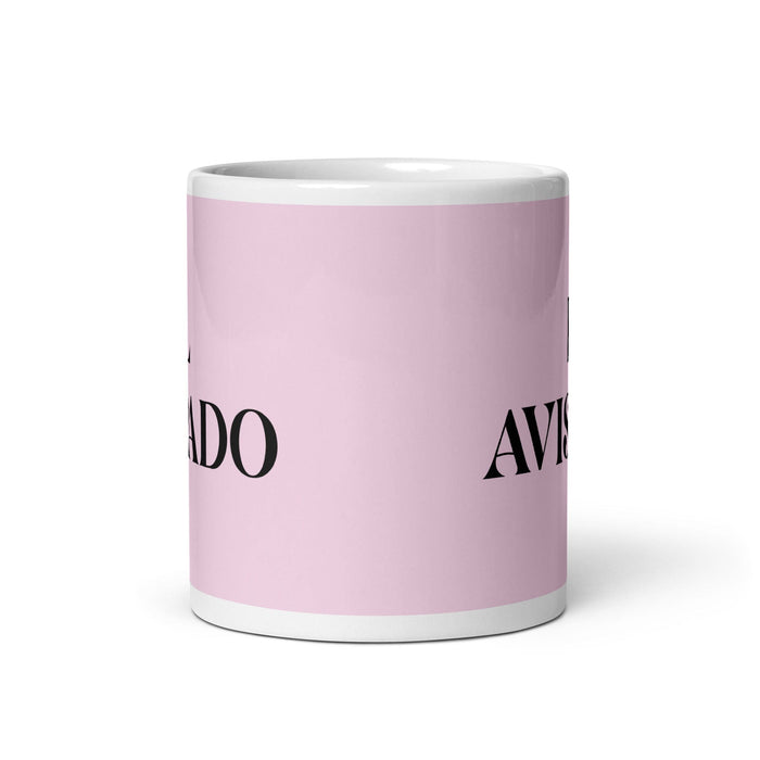 El Avispado The Sharp One Funny Home Office Work Coffee Mug Mexican Spanish Pride Gift White Glossy Cup Light Pink Card Mug Mexicada