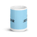 El Ayudador The Helper (Type 2) Funny Home Office Work Coffee Mug Mexican Spanish Pride Gift White Glossy Cup Sky Blue Card Mug Mexicada
